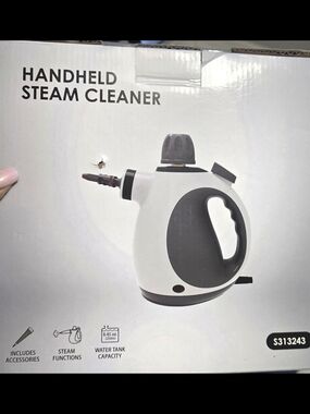 Handheld Steam Cleaner - White & Gray